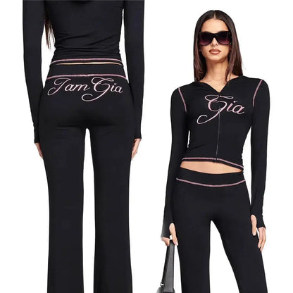 Black and Pink I.Am.Gia Outfits Browsglamour LLC