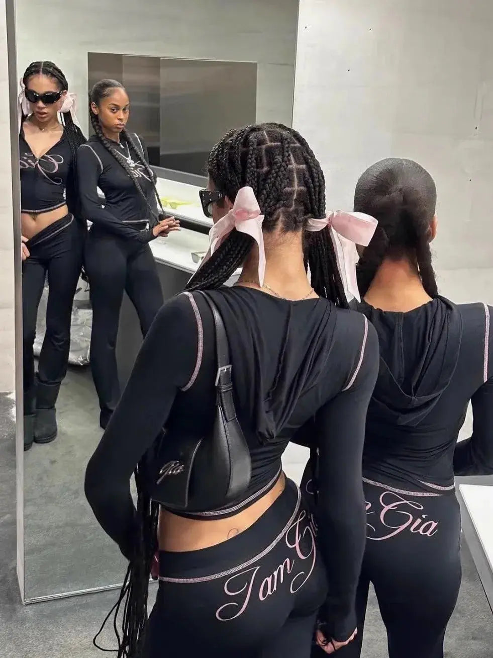 Black and Pink I.Am.Gia Outfits Browsglamour LLC