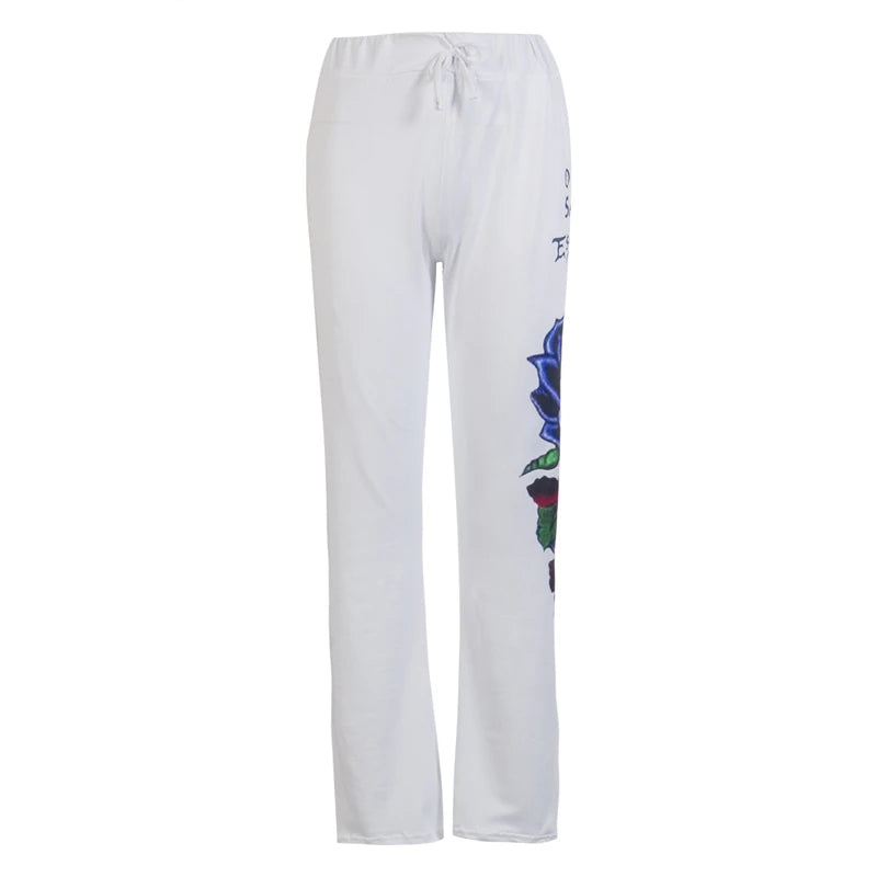 Ed Hardy Printed Flare Rose Printed Long Pants S/M/L/XL/2XL/3XL/4XL/5XL Browsglamour