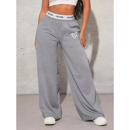 Women's Wide Leg Drag Pants Browsglamour