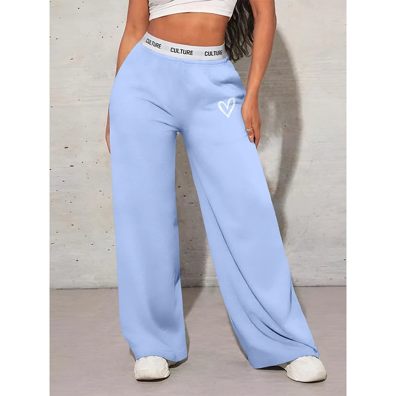 Women's Wide Leg Drag Pants Browsglamour